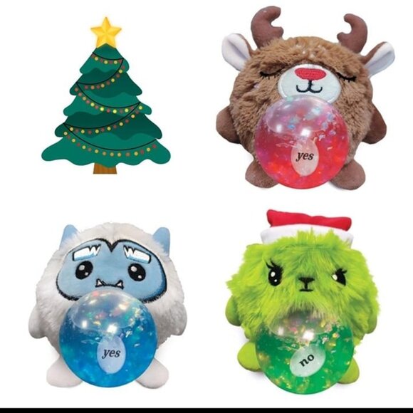 Magic Fortune Friends- Squishy Christmas Plushies - Stocking Stuffer - The Grump - Picture 3 of 6